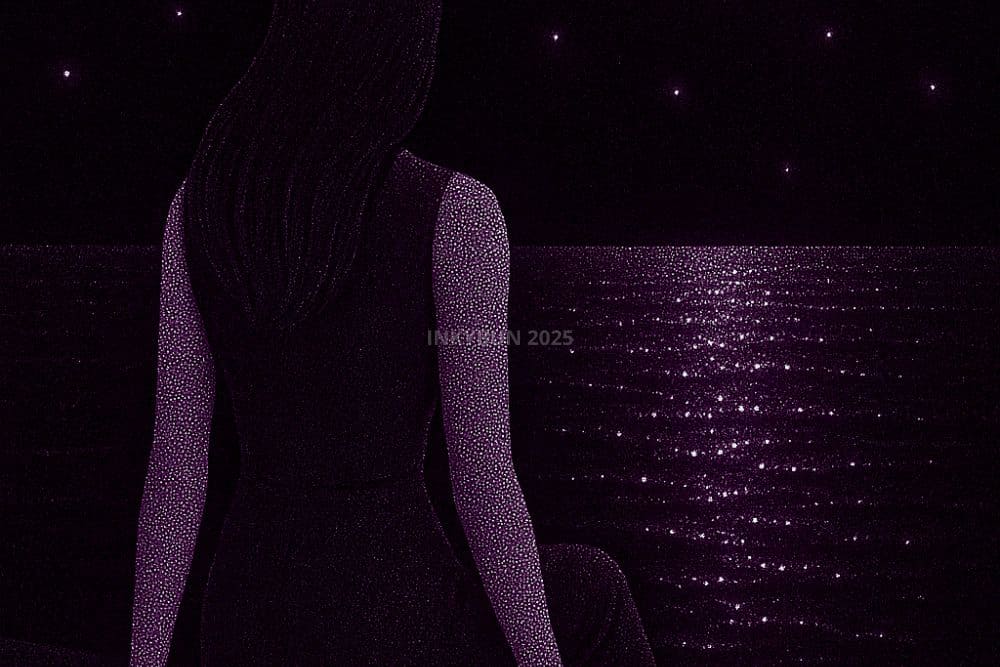 Elle regarde la mer